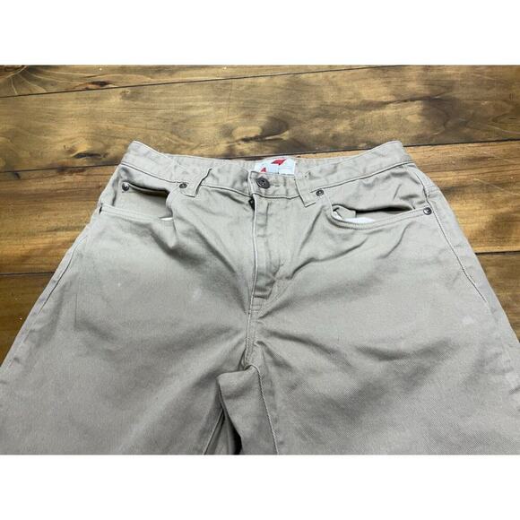 Best Made Co Jeans Mens 31x30 Khaki Straight Denim Jeans - Picture 3 of 12